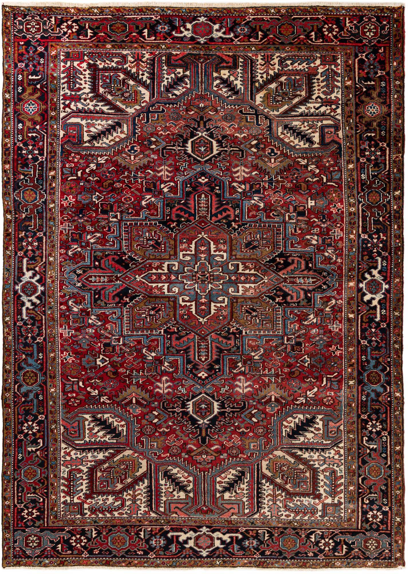 8' 2 x 11' 4 Hand Knotted Mehraban Persian Wool Rug