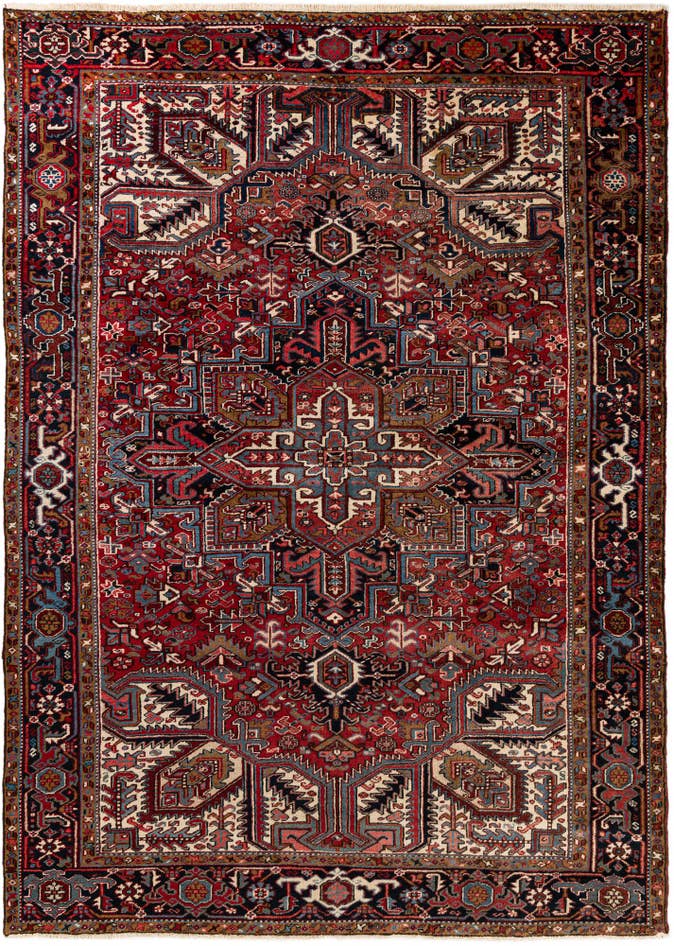 Detail image of 8' 2 x 11' 4 Hand Knotted Mehraban Persian Wool Rug
