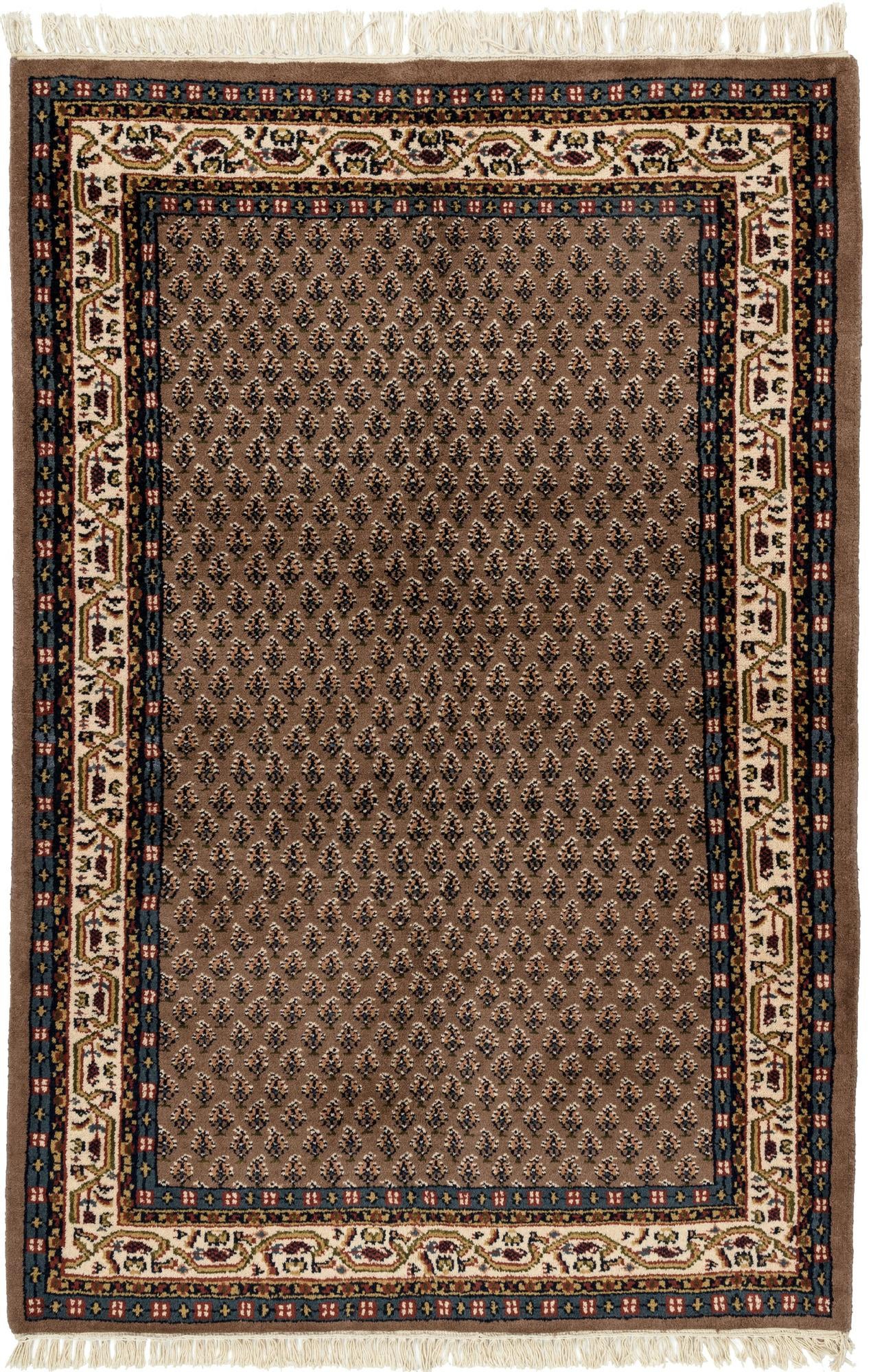 4' x 6' Hand Knotted Mir Wool Rug