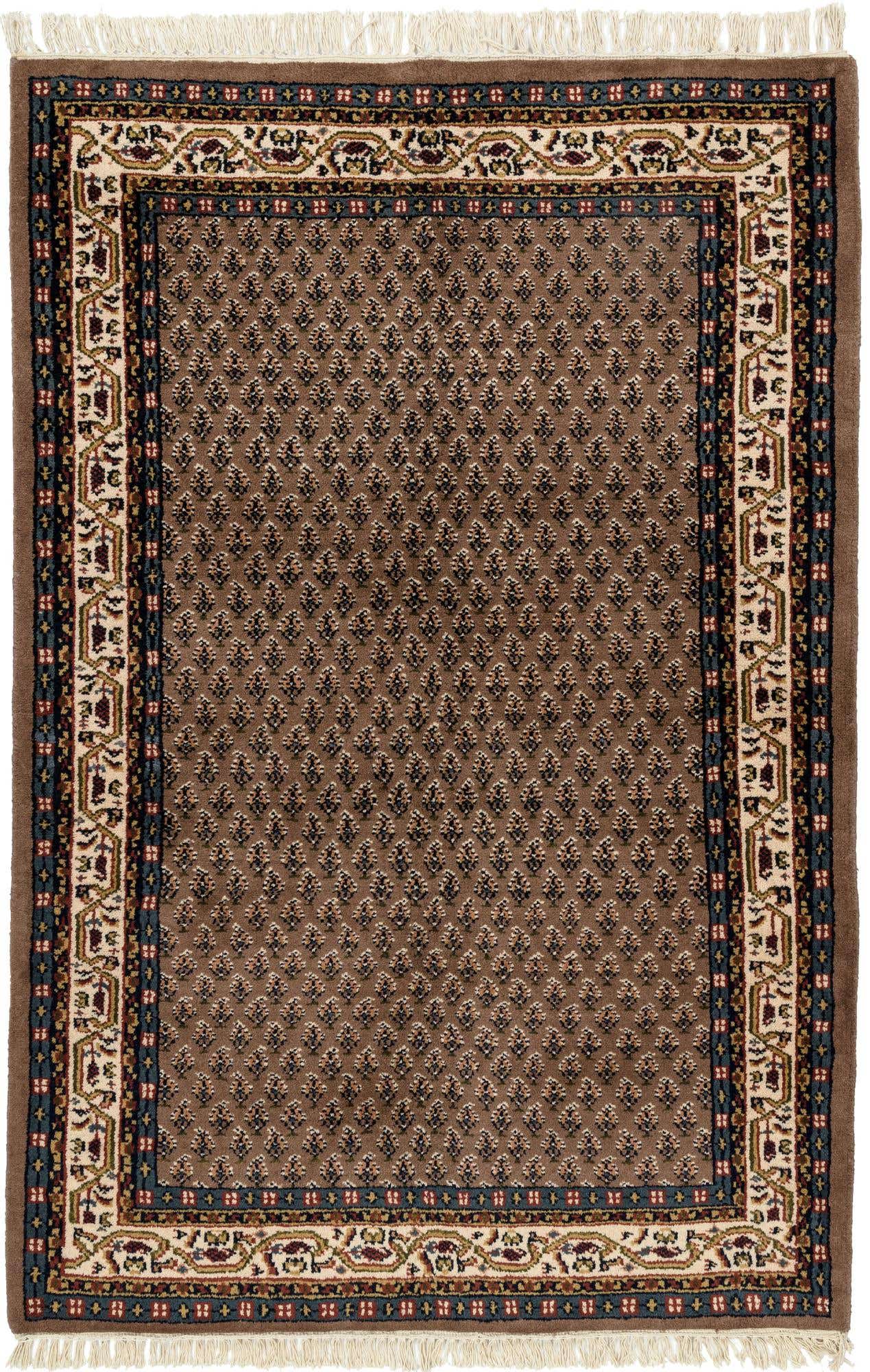 4' x 6' Hand Knotted Mir Wool Rug