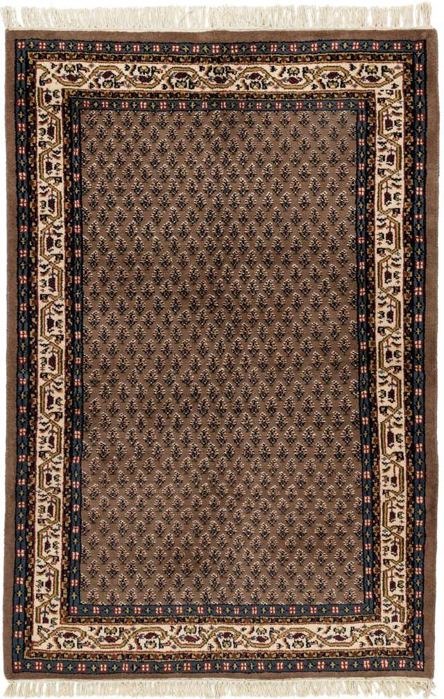 4' x 6' Hand Knotted Mir Wool Rug