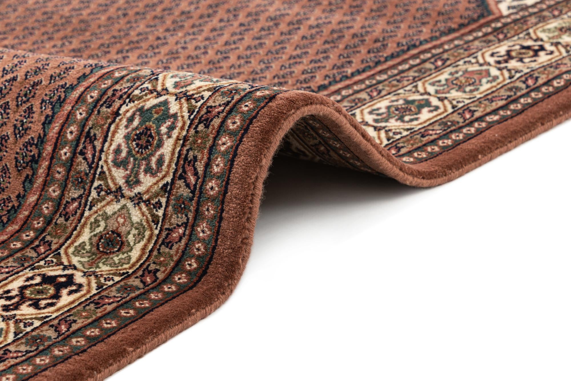 4' x 5' 8 Hand Knotted Mir Wool Rug