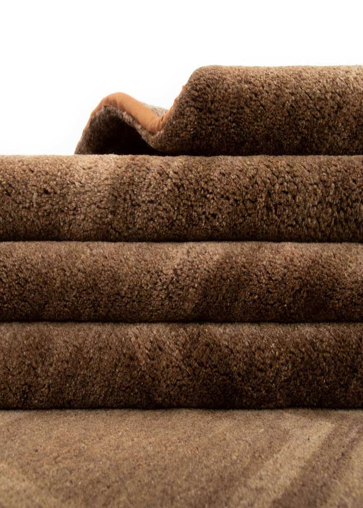 8' 2 x 9' 10 Hand Knotted Modern Manshu Wool Rug
