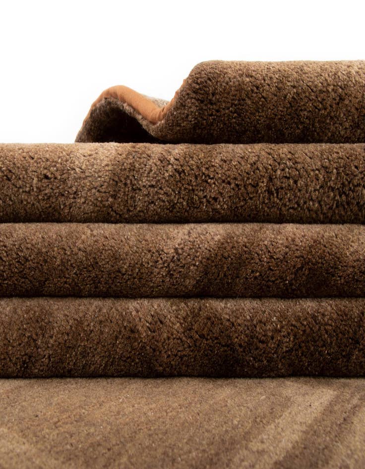 Detail image of 8' 2 x 9' 10  Hand Knotted Modern Manshu Wool Rug