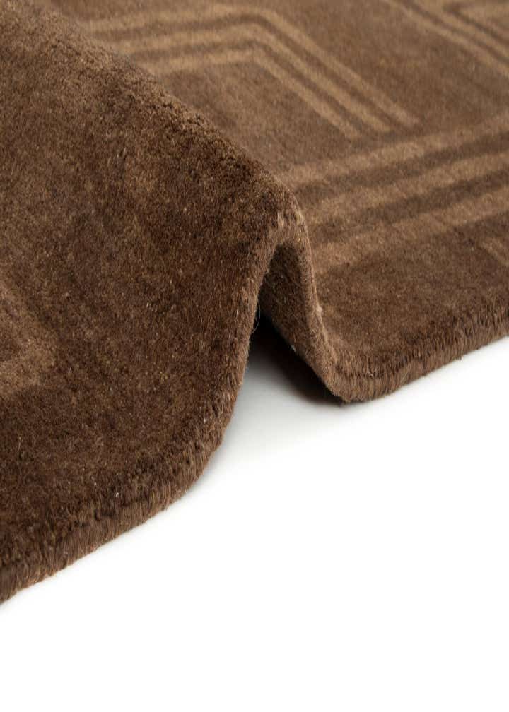 8' 2 x 9' 10 Hand Knotted Modern Manshu Wool Rug