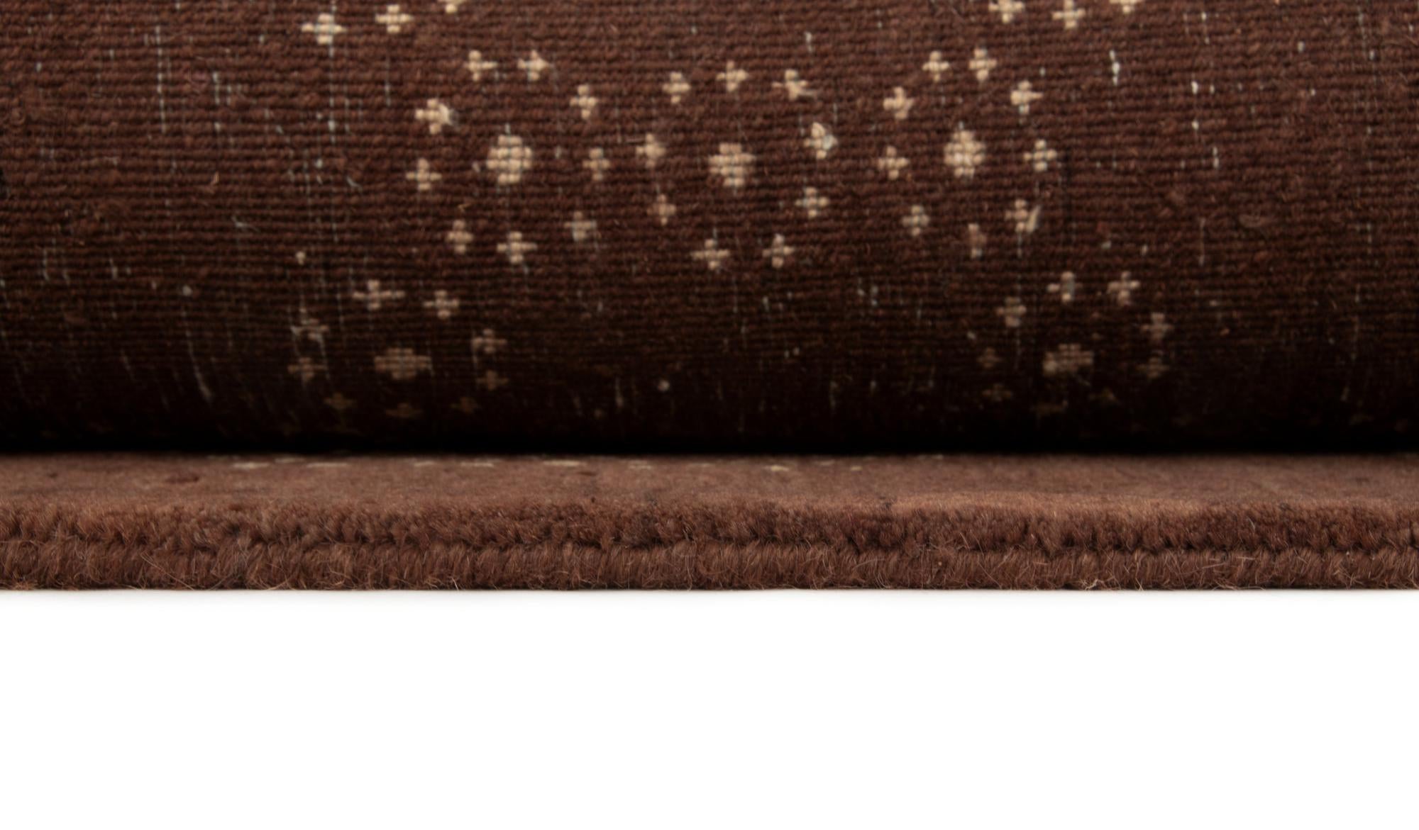 7' 4 x 10' 2 Hand Knotted Modern Manshu Wool Rug