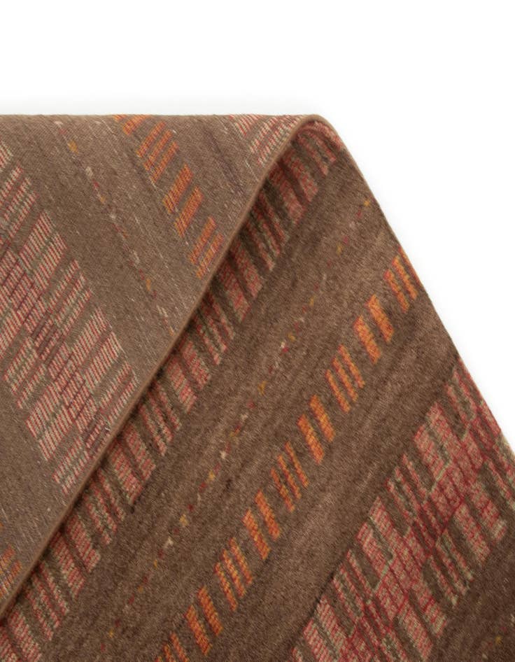 Detail image of 8' 3 x 9' 4  Hand Knotted Modern Manshu Wool Rug