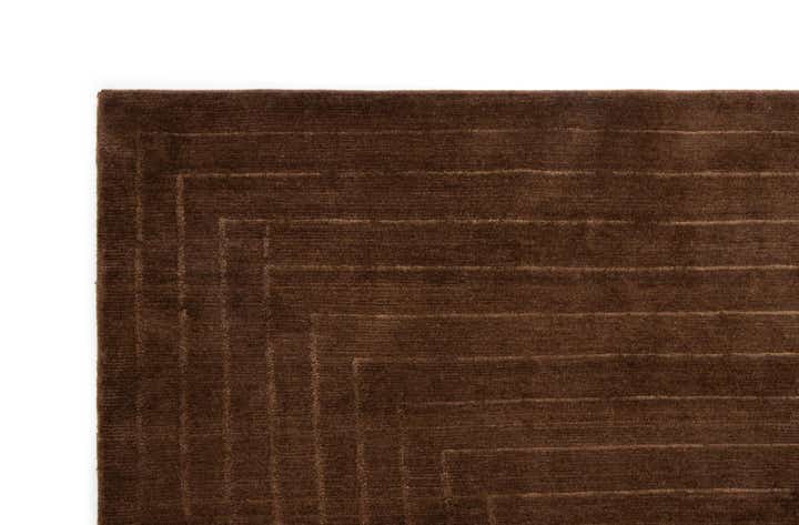 7' 8 x 9' 8 Modern Manshu Wool Rug