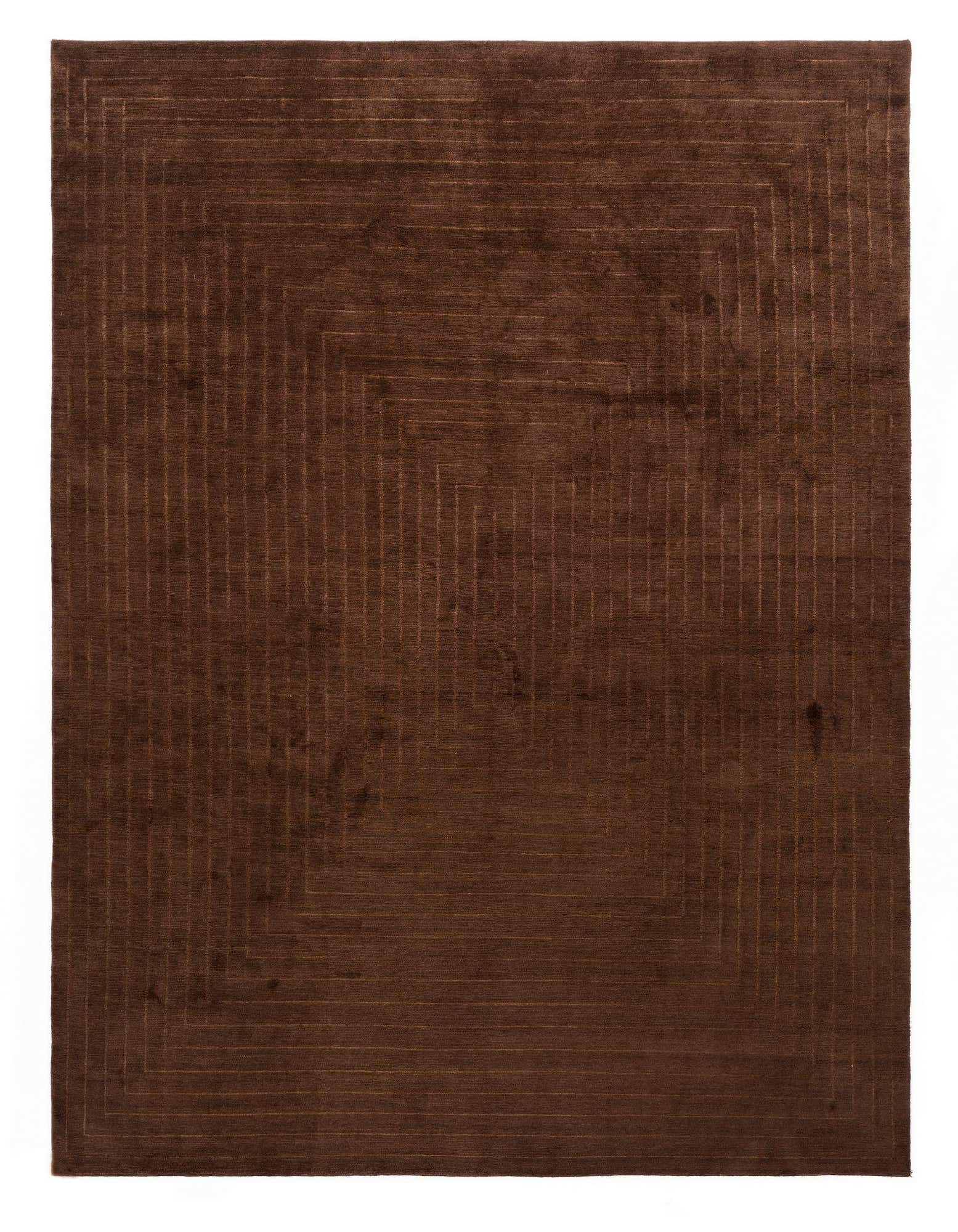 7' 8 x 9' 8 Modern Manshu Wool Rug