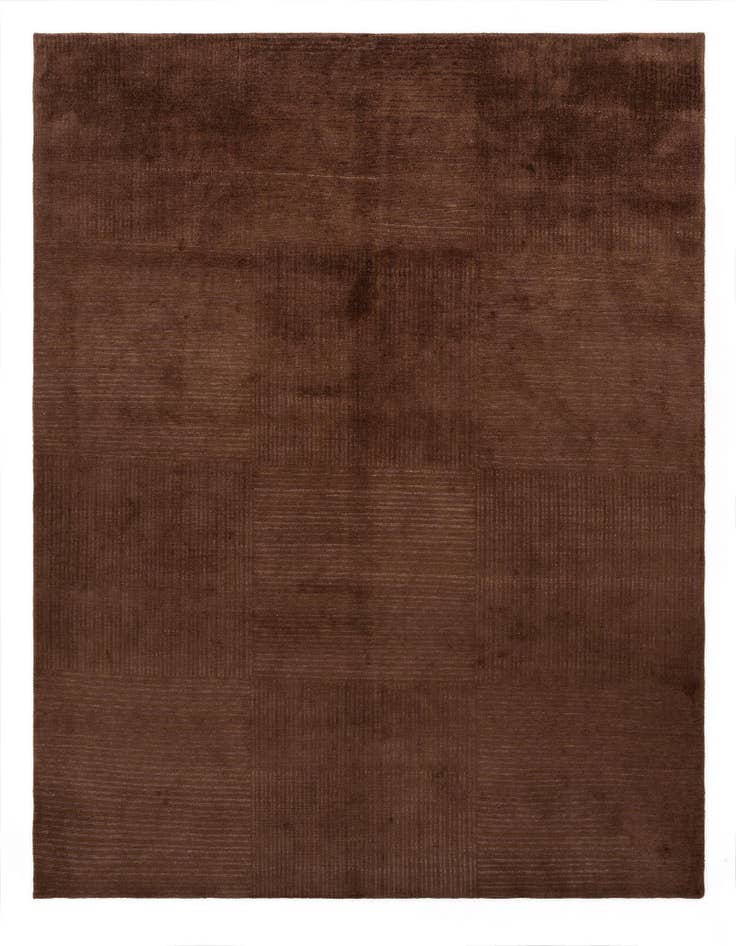 Detail image of 8' 1 x 9' 8 Modern Manshu Wool Rug