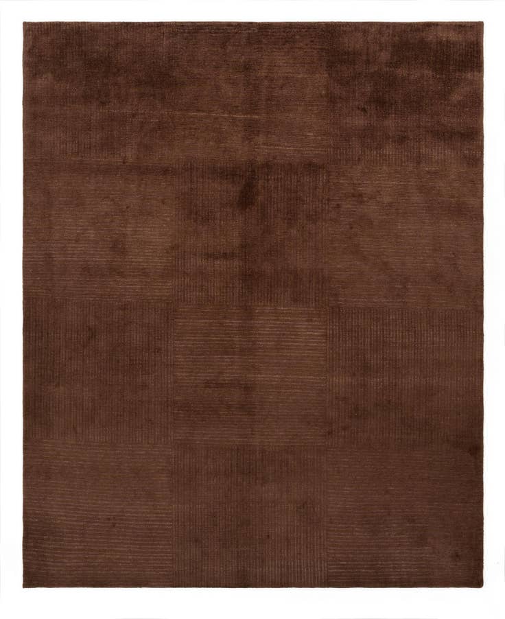 Detail image of 8' 1 x 9' 8 Modern Manshu Wool Rug