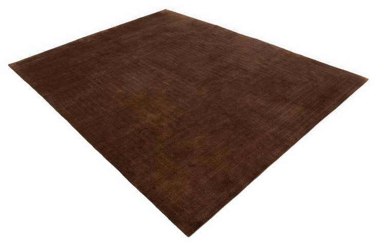 Detail image of 7' 8 x 9' 7 Modern Manshu Wool Rug
