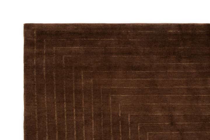 7' 8 x 9' 7 Modern Manshu Wool Rug