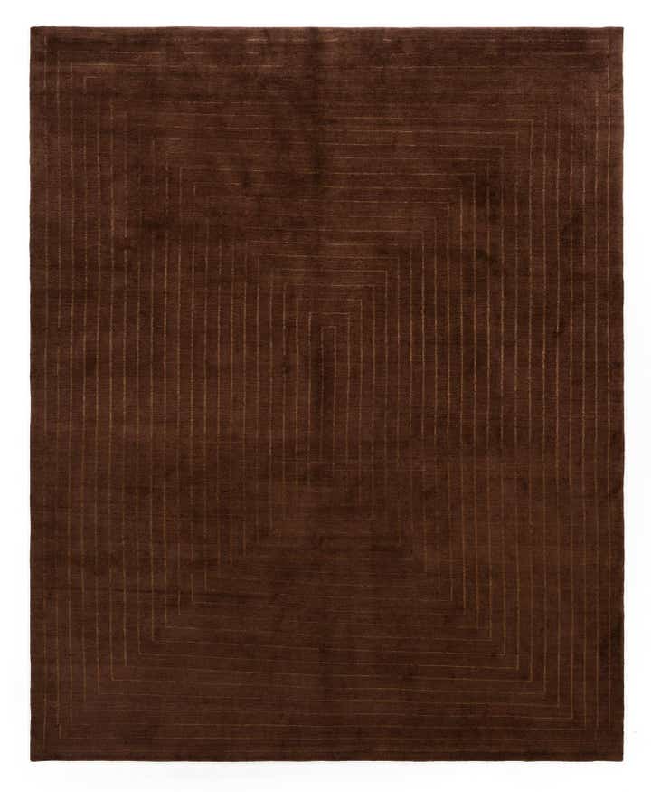 7' 8 x 9' 7 Modern Manshu Wool Rug