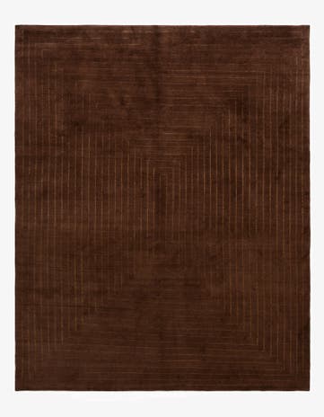 7' 8 x 9' 7 Modern Manshu Wool Rug