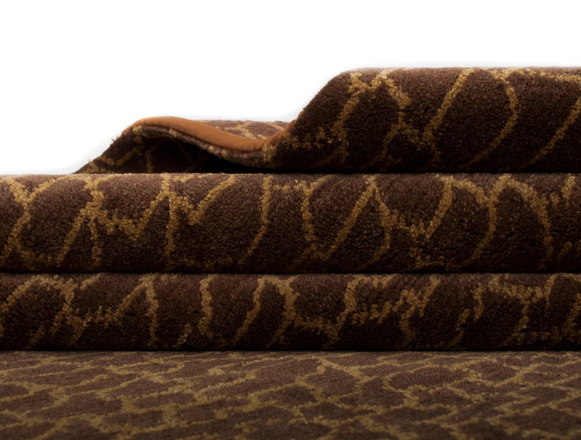7' 7 x 9' 6 Hand Knotted Modern Nehmo Wool Rug
