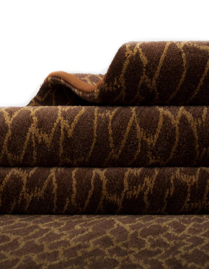 Detail image of 7' 7 x 9' 6 Hand Knotted Modern Nehmo Wool Rug