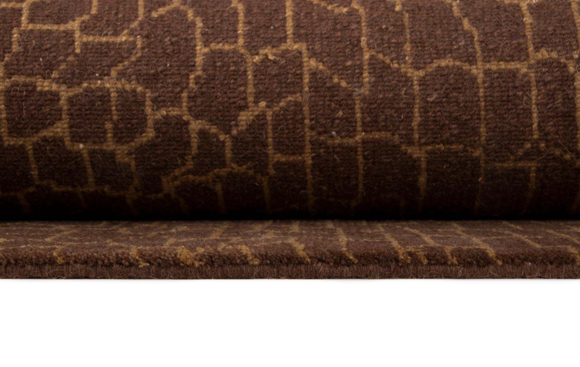 7' 7 x 9' 6 Hand Knotted Modern Nehmo Wool Rug