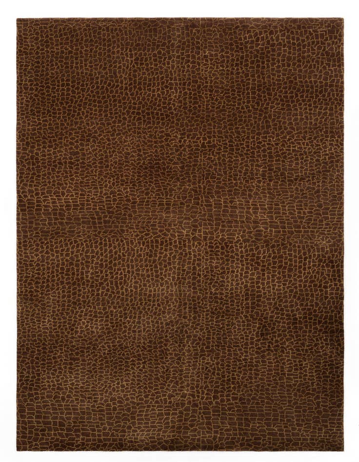 Detail image of 7' 7 x 9' 6 Hand Knotted Modern Nehmo Wool Rug