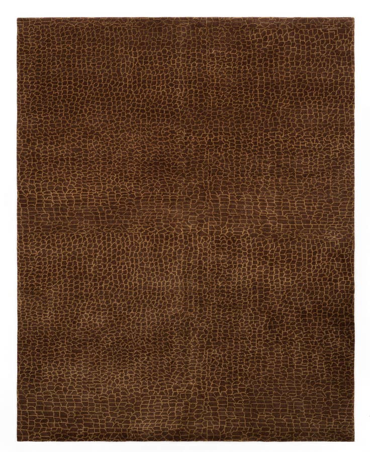 Detail image of 7' 7 x 9' 6 Hand Knotted Modern Nehmo Wool Rug