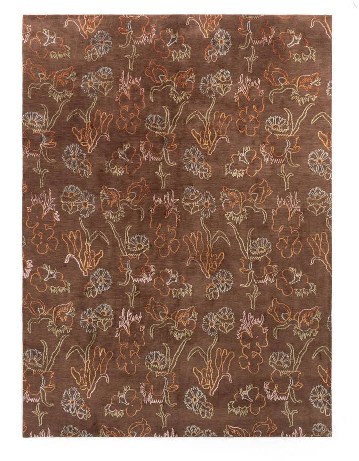 Detail image of 7' 4 x 9' 10 Hand Knotted Modern Nehmo Rug