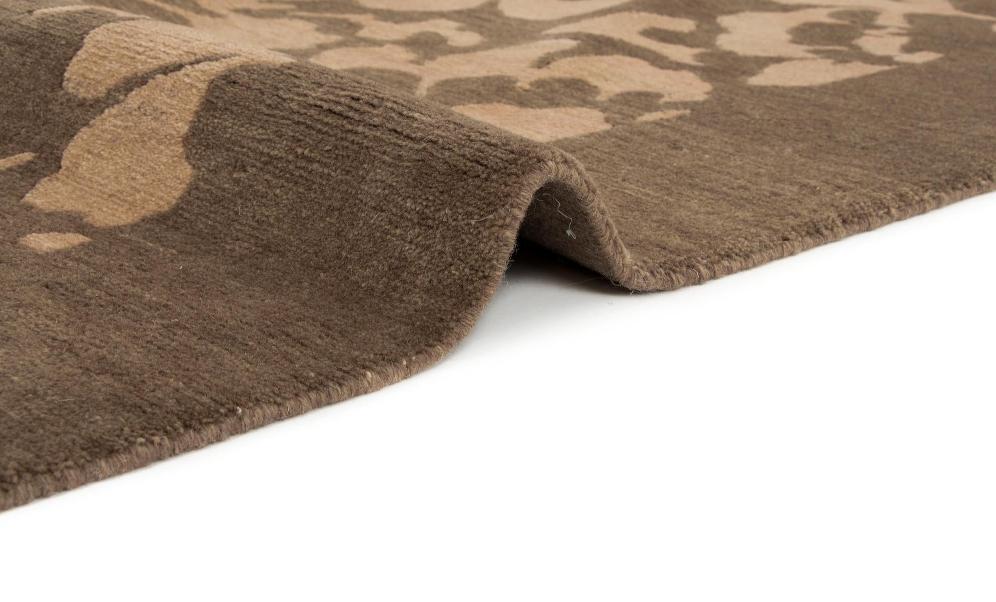 8' 4 x 9' 9 Hand Knotted Modern Nehmo Wool Rug