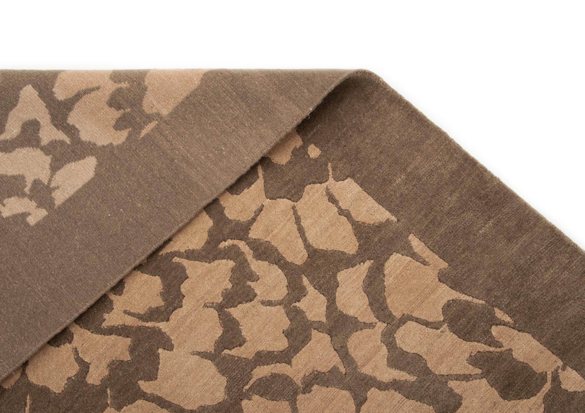 8' 4 x 9' 9 Hand Knotted Modern Nehmo Wool Rug