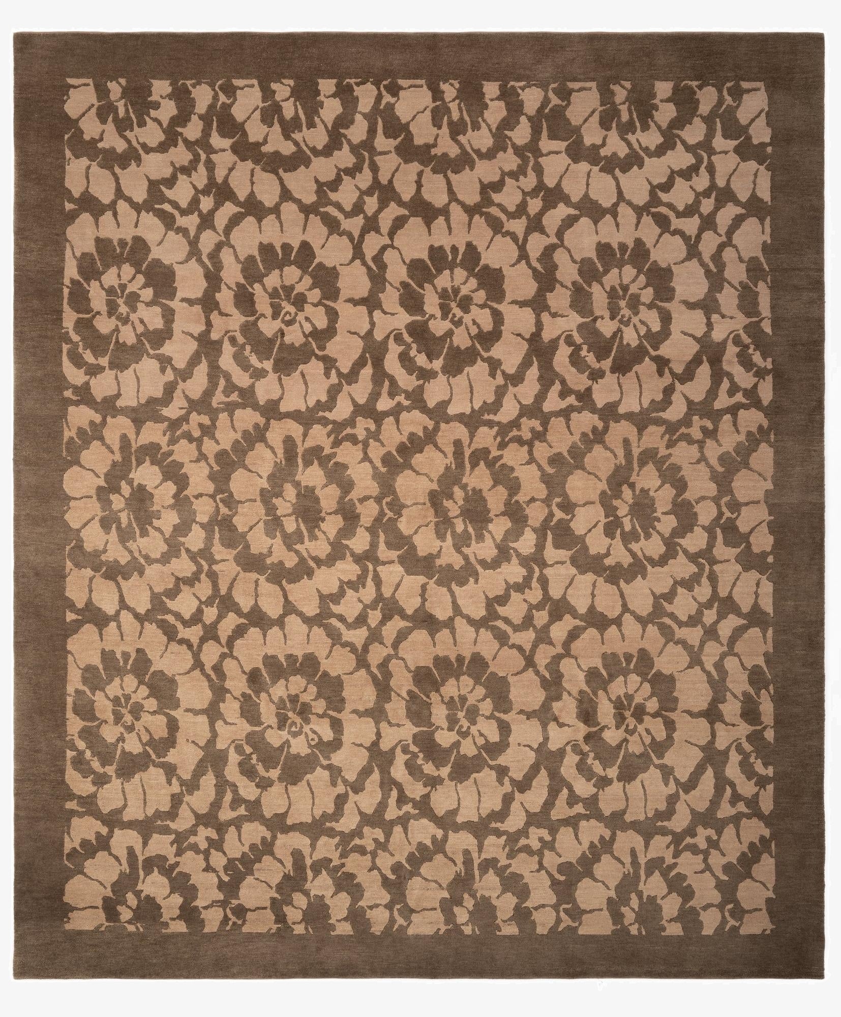 8' 4 x 9' 9  Hand Knotted Modern Nehmo Wool Rug