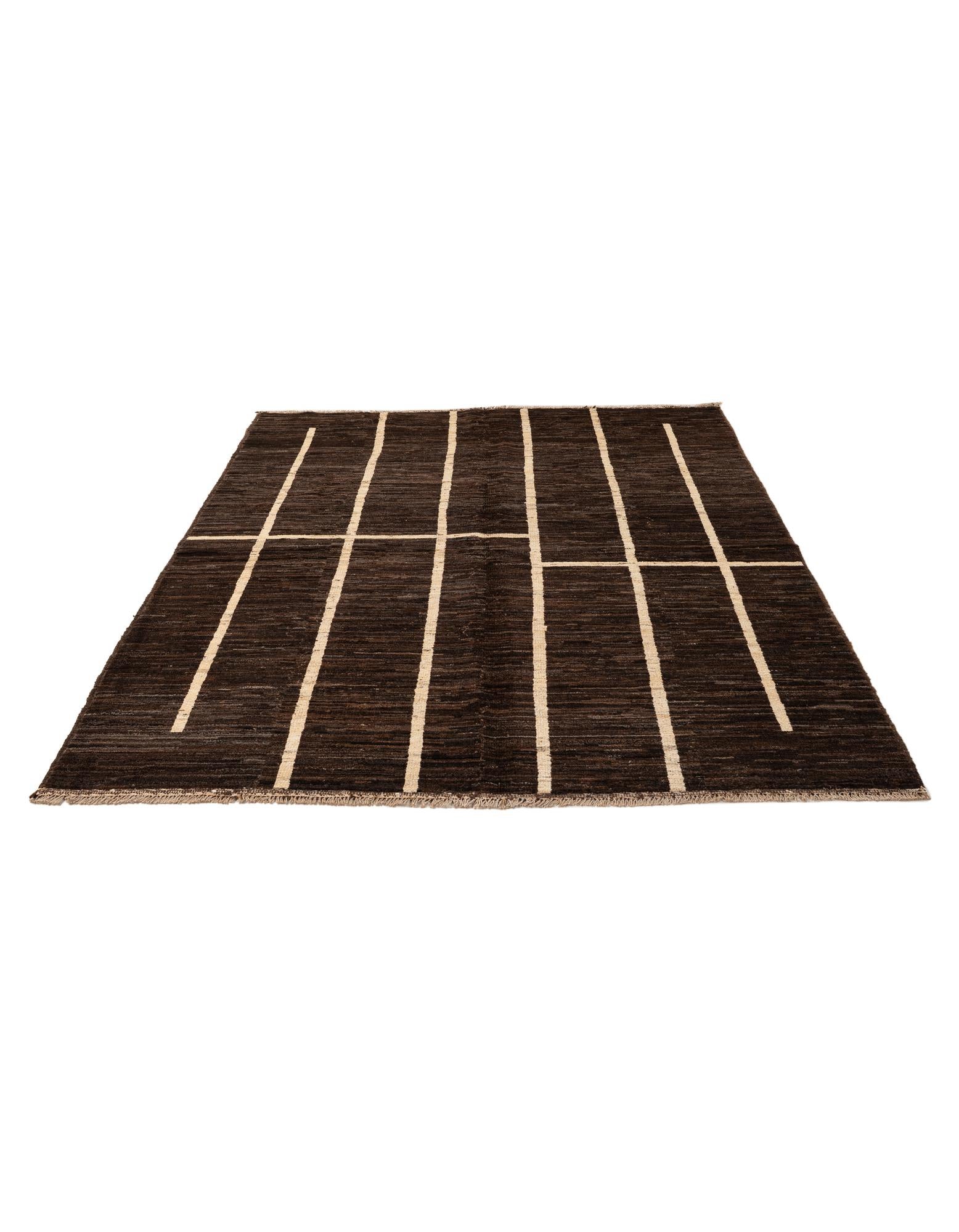 5' 9 x 7' 9 Hand Knotted Modern Ziegler Wool Rug
