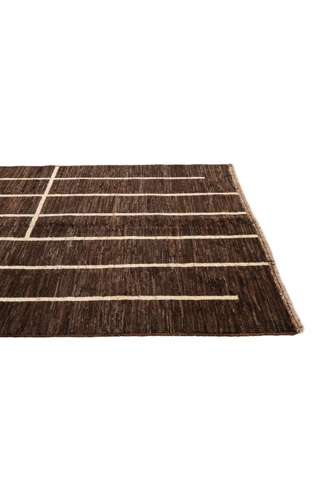 Detail image of 5' 9 x 7' 9 Hand Knotted Modern Ziegler Wool Rug