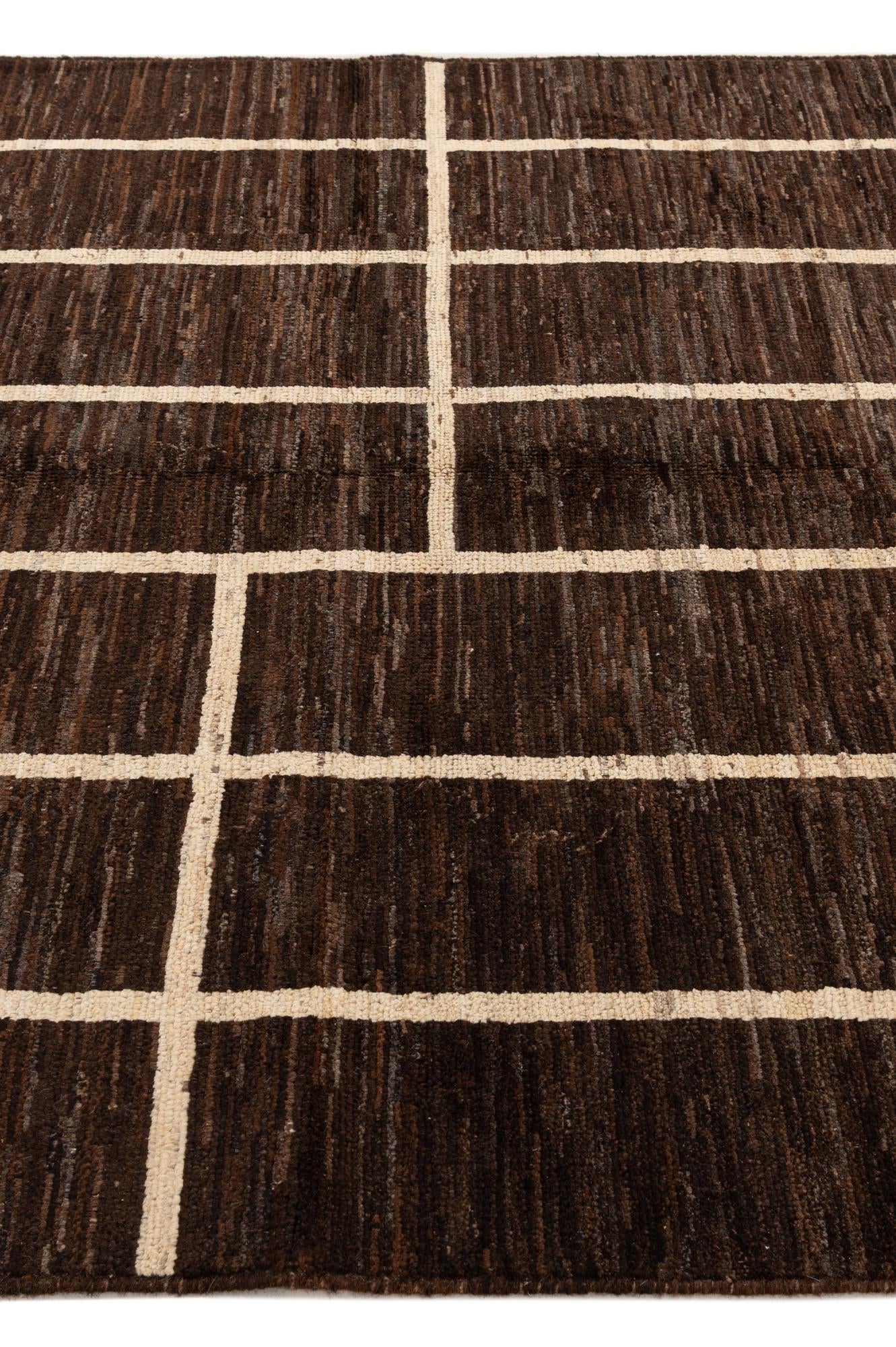 5' 9 x 7' 9 Hand Knotted Modern Ziegler Wool Rug