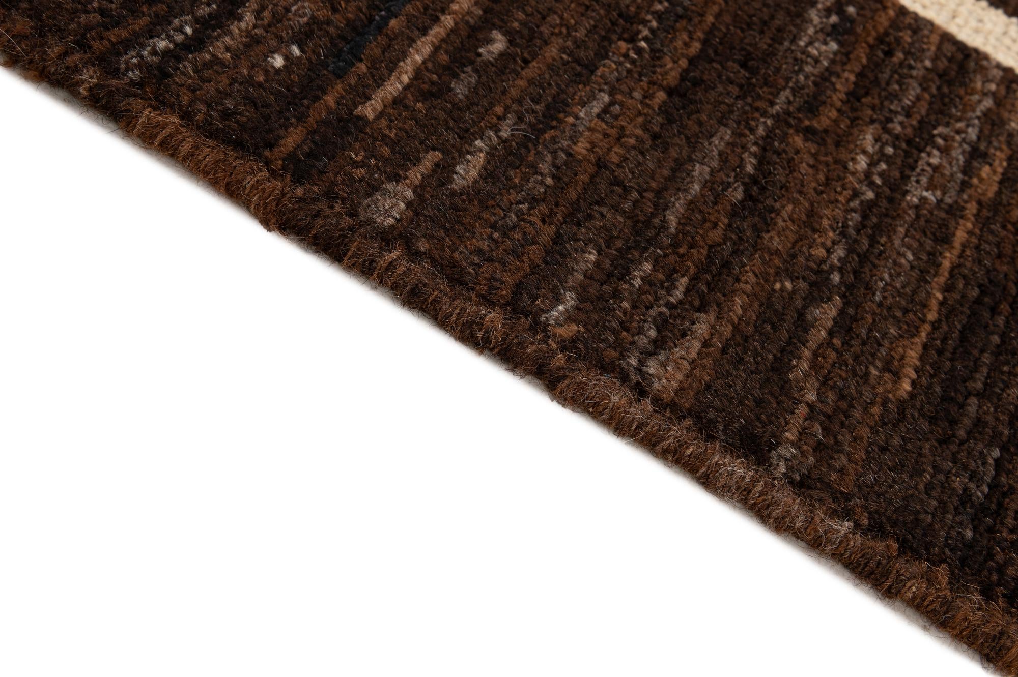 5' 9 x 7' 9 Hand Knotted Modern Ziegler Wool Rug
