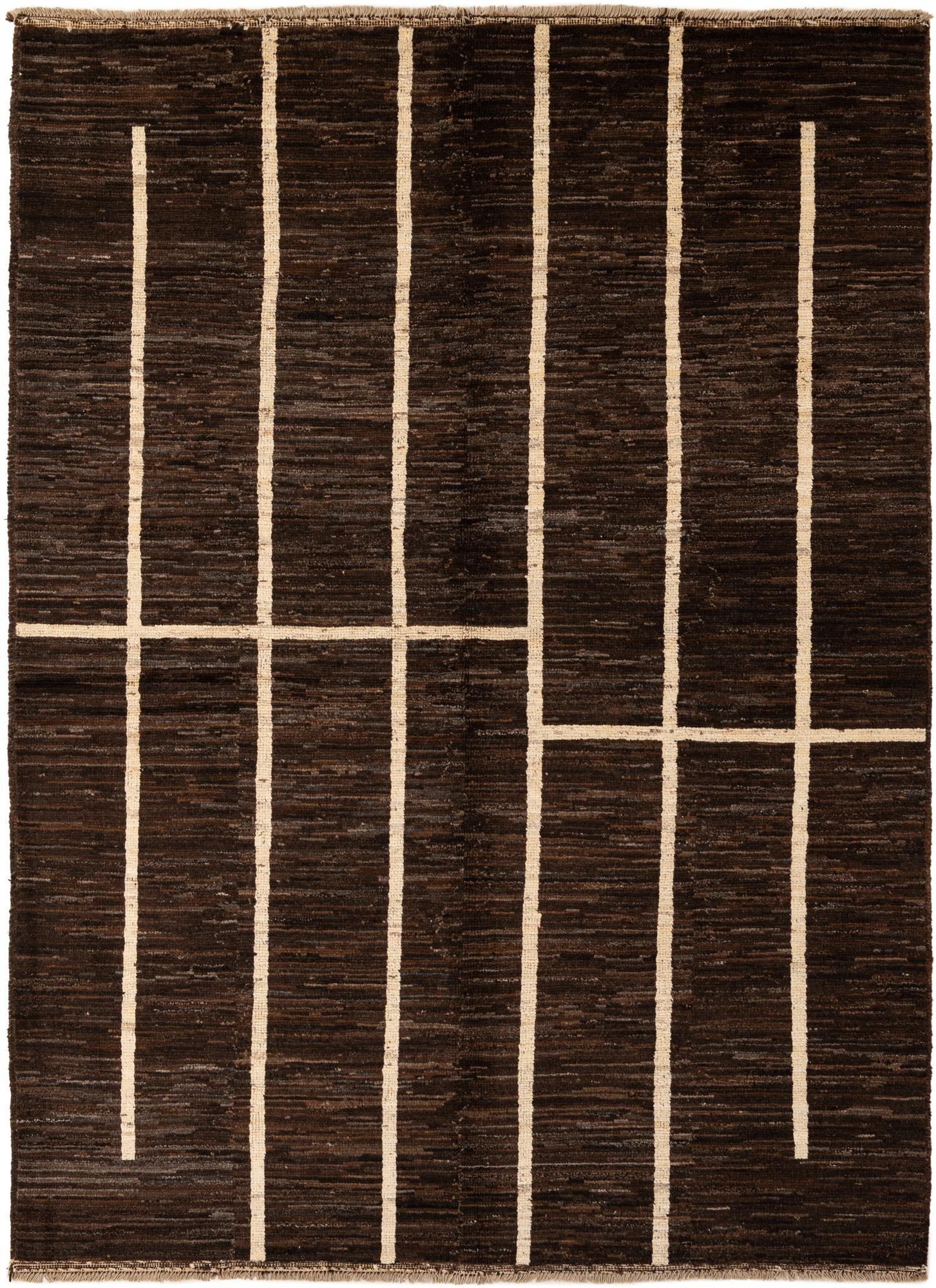 5' 9 x 7' 9 Hand Knotted Modern Ziegler Wool Rug