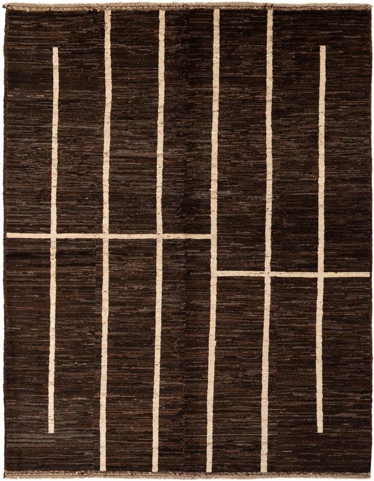 Detail image of 5' 9 x 7' 9 Hand Knotted Modern Ziegler Wool Rug