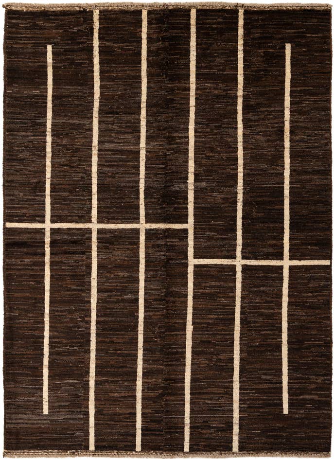 Detail image of 5' 9 x 7' 9 Hand Knotted Modern Ziegler Wool Rug