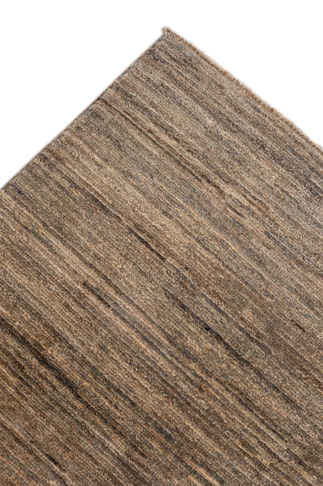 6' 10 x 9' 9 Hand Knotted Modern Ziegler Wool Rug