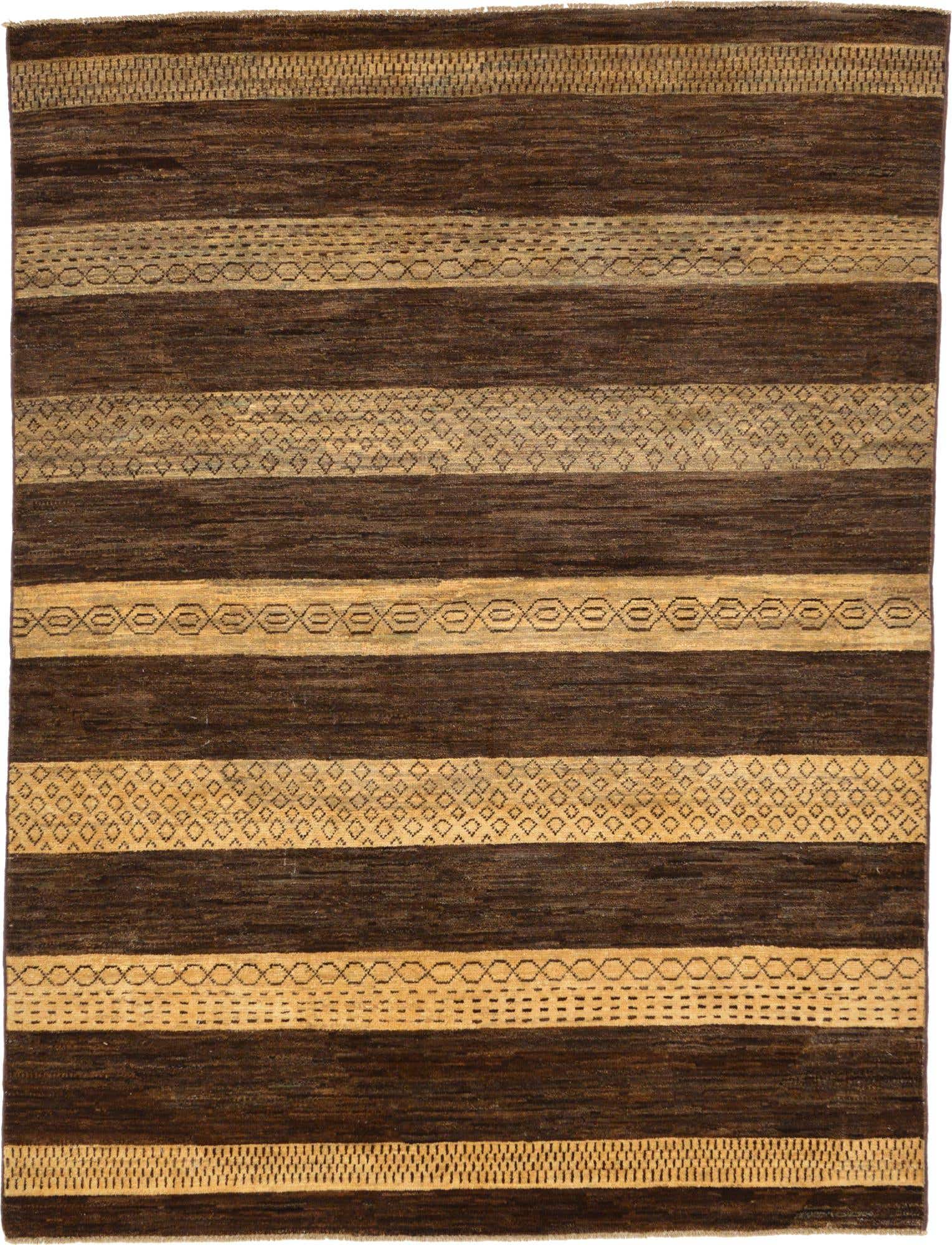 5' x 6' 6 Hand Knotted Modern Ziegler Oriental Rug