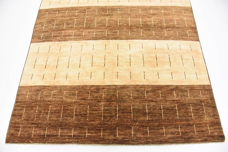 Detail image of 4' 10 x 6' 8 Hand Knotted Modern Ziegler Oriental Rug