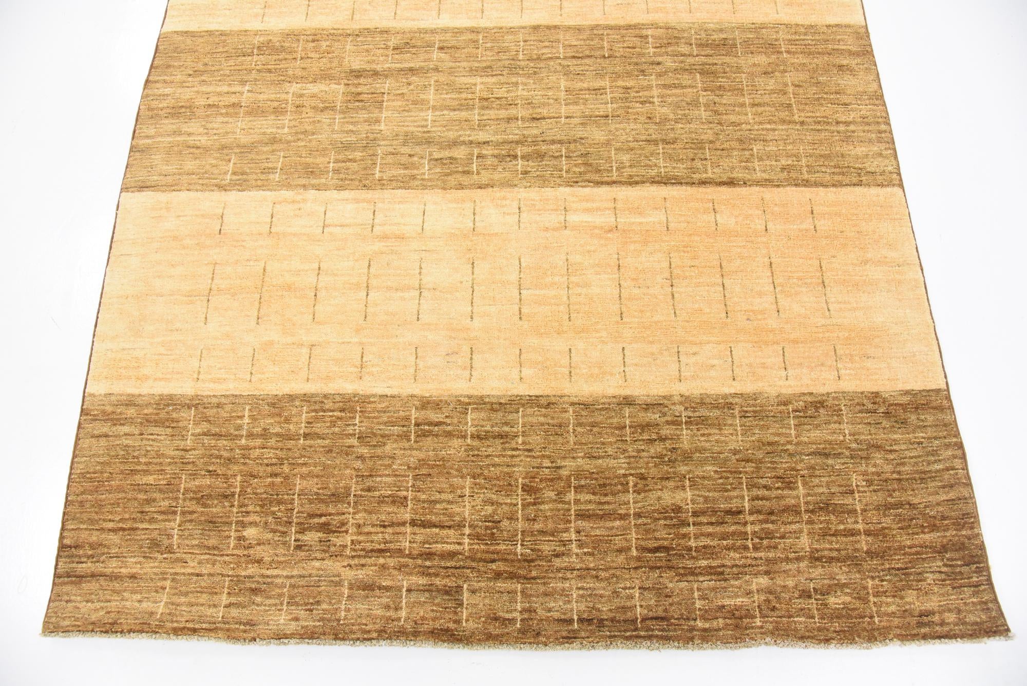 4' 11 x 6' 6 Hand Knotted Modern Ziegler Oriental Rug