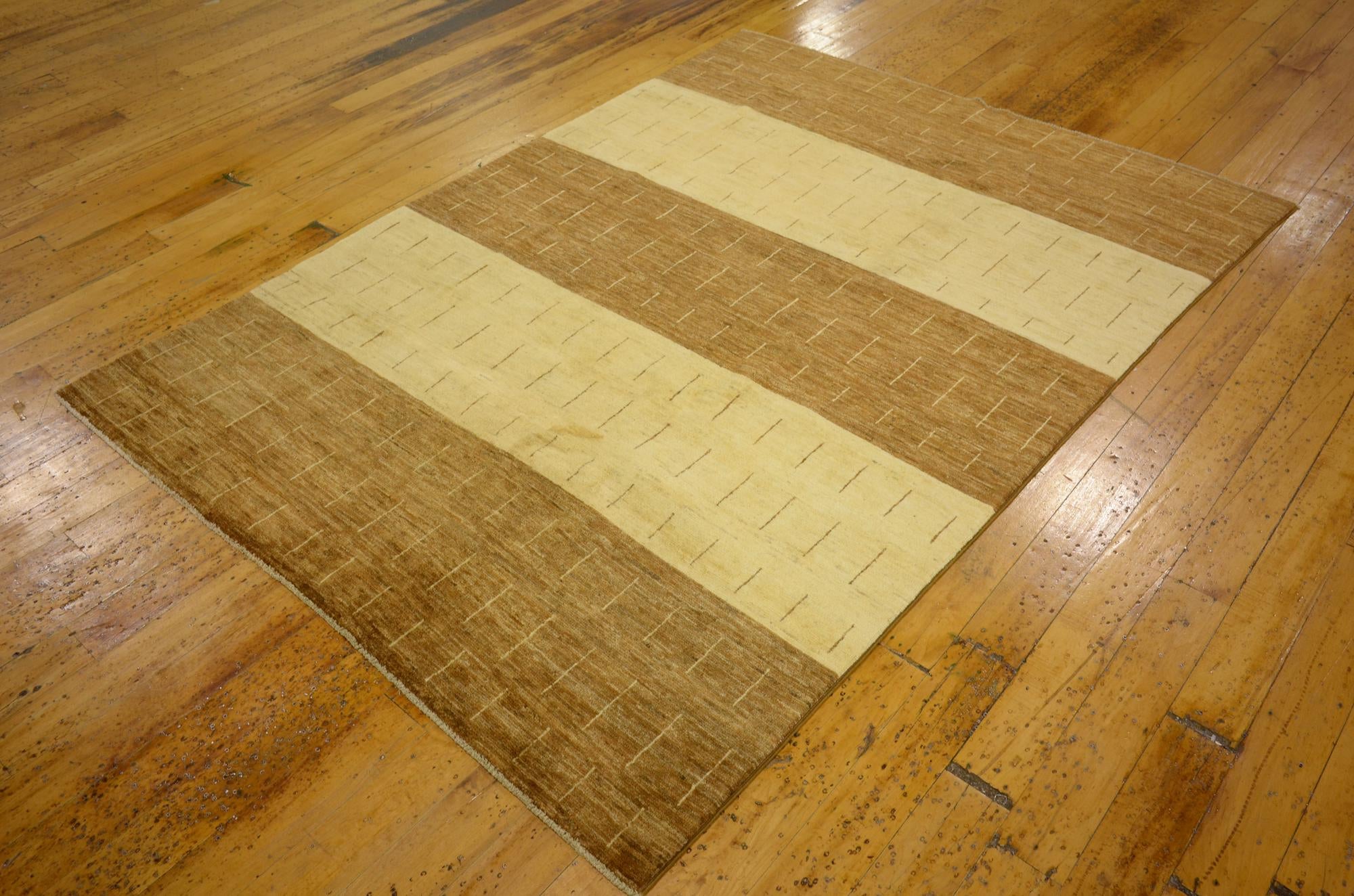 4' 10 x 6' 5 Hand Knotted Modern Ziegler Oriental Rug