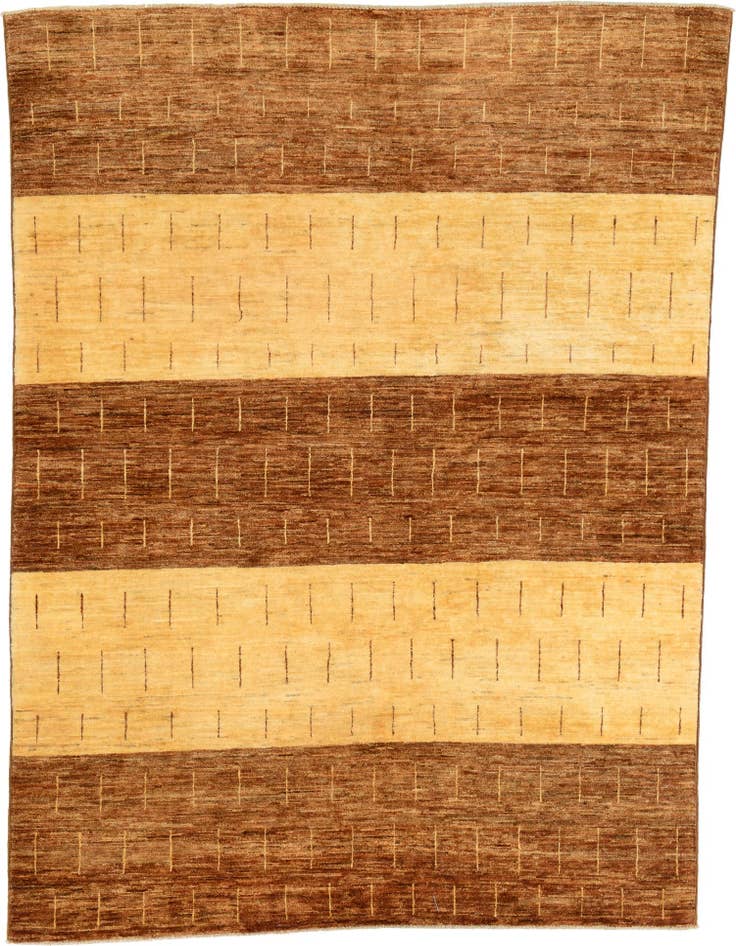 Detail image of 4' 10 x 6' 5 Hand Knotted Modern Ziegler Oriental Rug