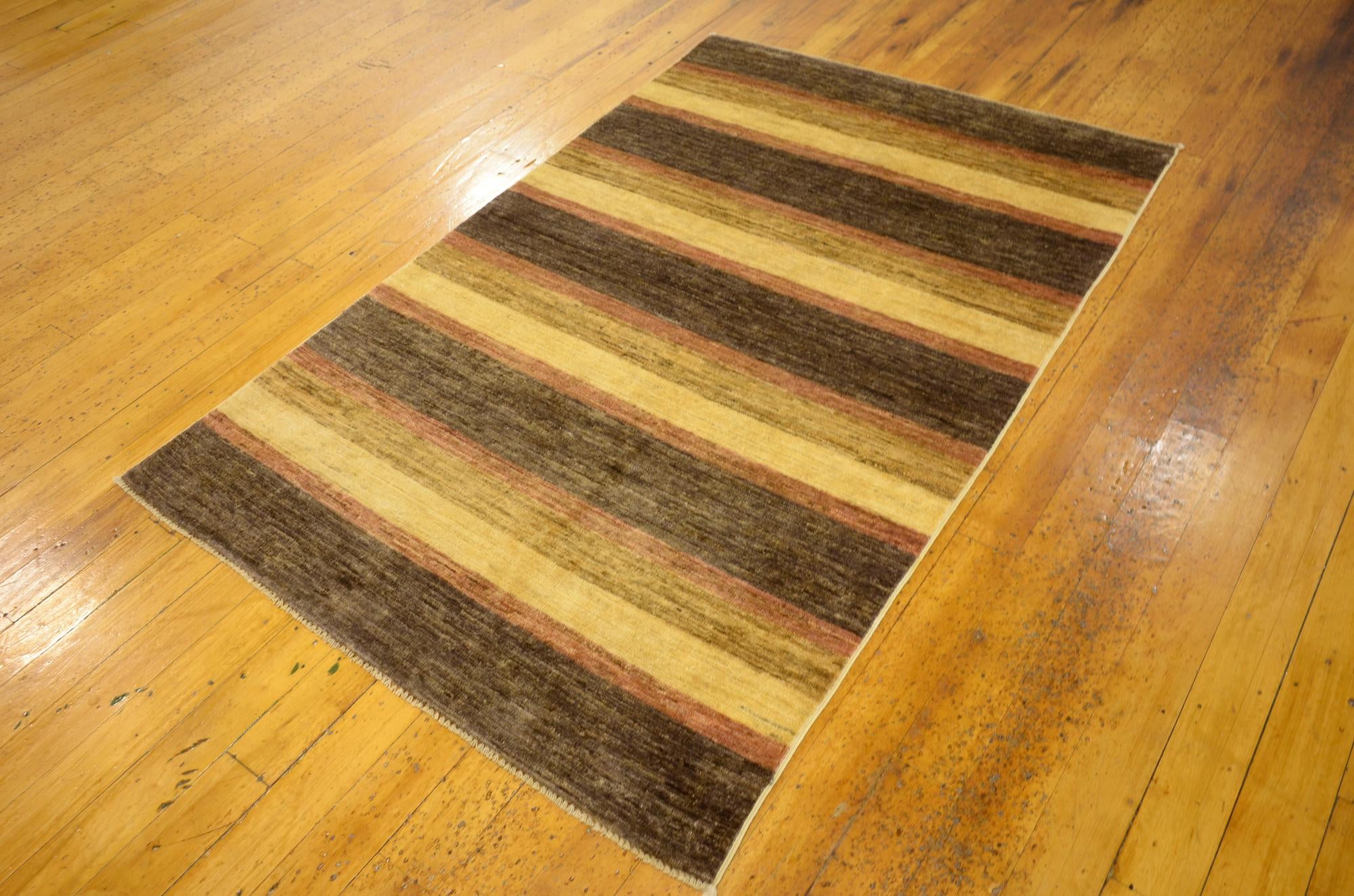 3' 11 x 5' 9 Hand Knotted Modern Ziegler Oriental Rug
