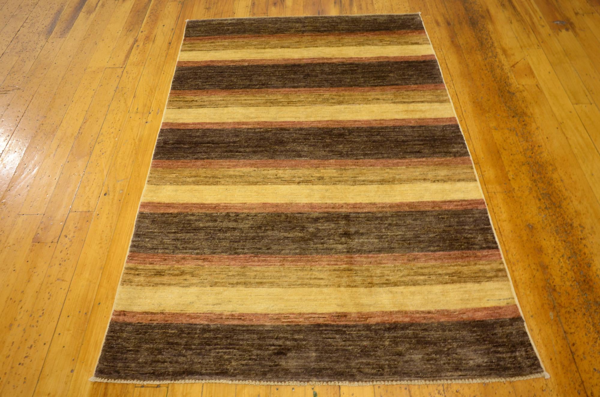 3' 11 x 5' 9 Hand Knotted Modern Ziegler Oriental Rug