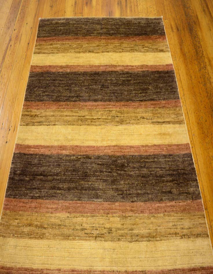 Detail image of 3' 11 x 5' 9  Hand Knotted Modern Ziegler Oriental Rug