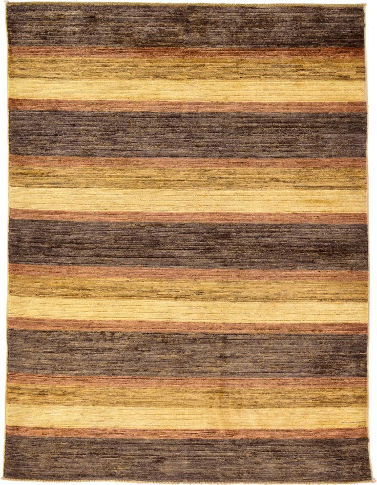 Detail image of 3' 11 x 5' 9 Hand Knotted Modern Ziegler Oriental Rug