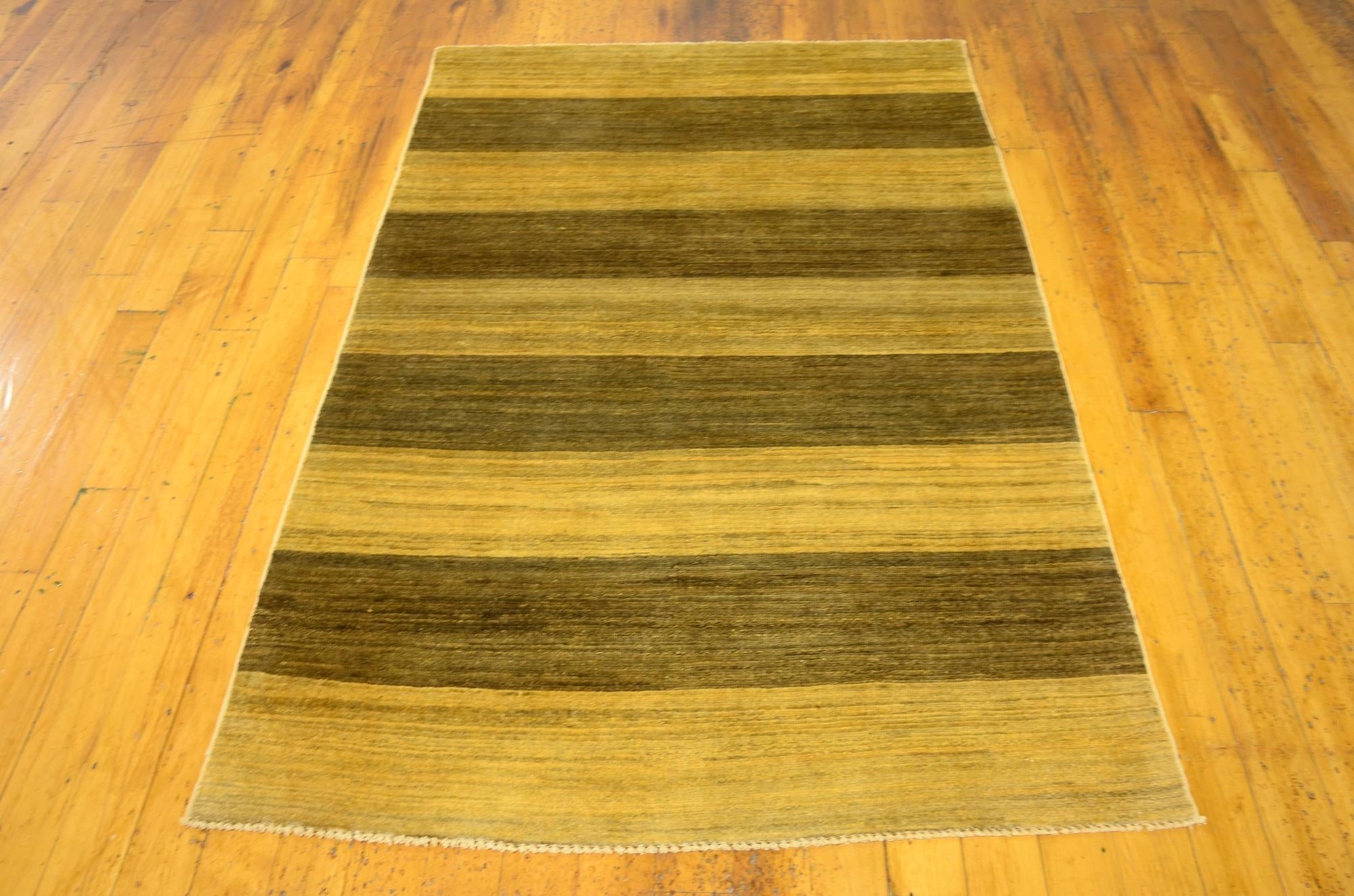 3' 11 x 5' 10 Hand Knotted Modern Ziegler Oriental Rug