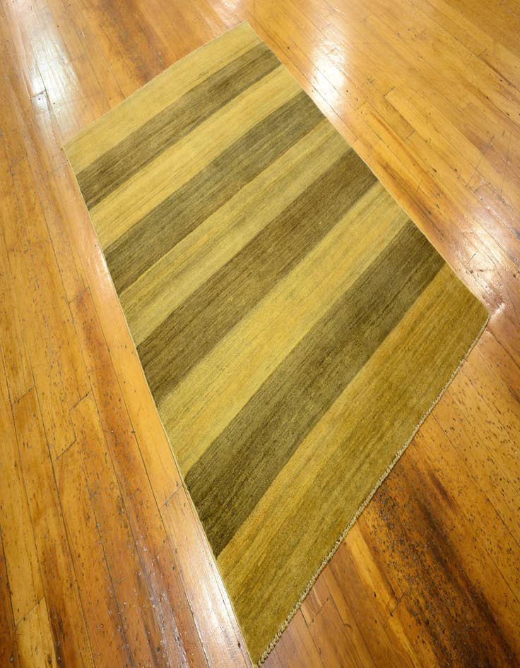 Detail image of 3' 11 x 5' 10  Hand Knotted Modern Ziegler Oriental Rug