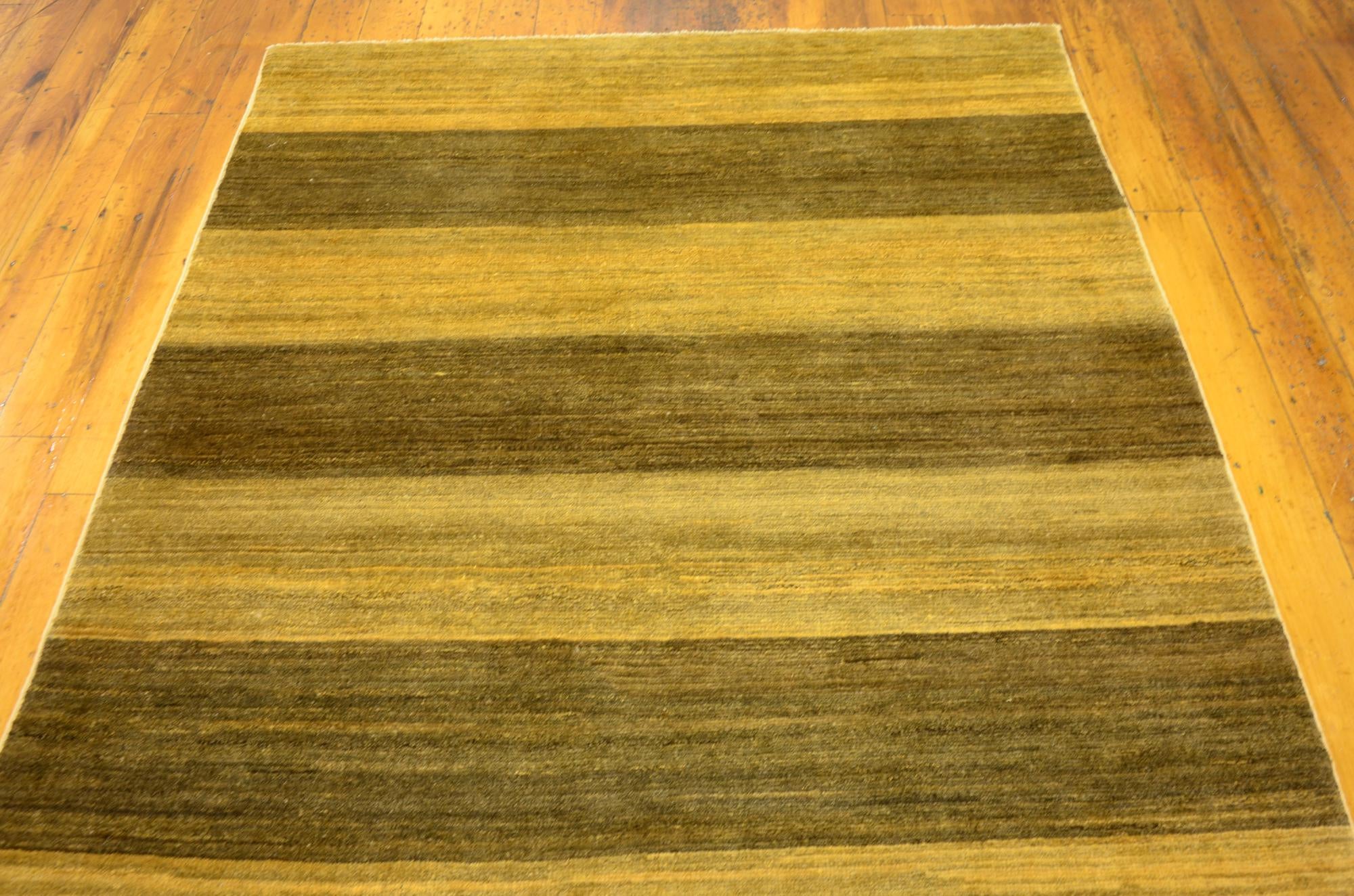 3' 11 x 5' 10 Hand Knotted Modern Ziegler Oriental Rug