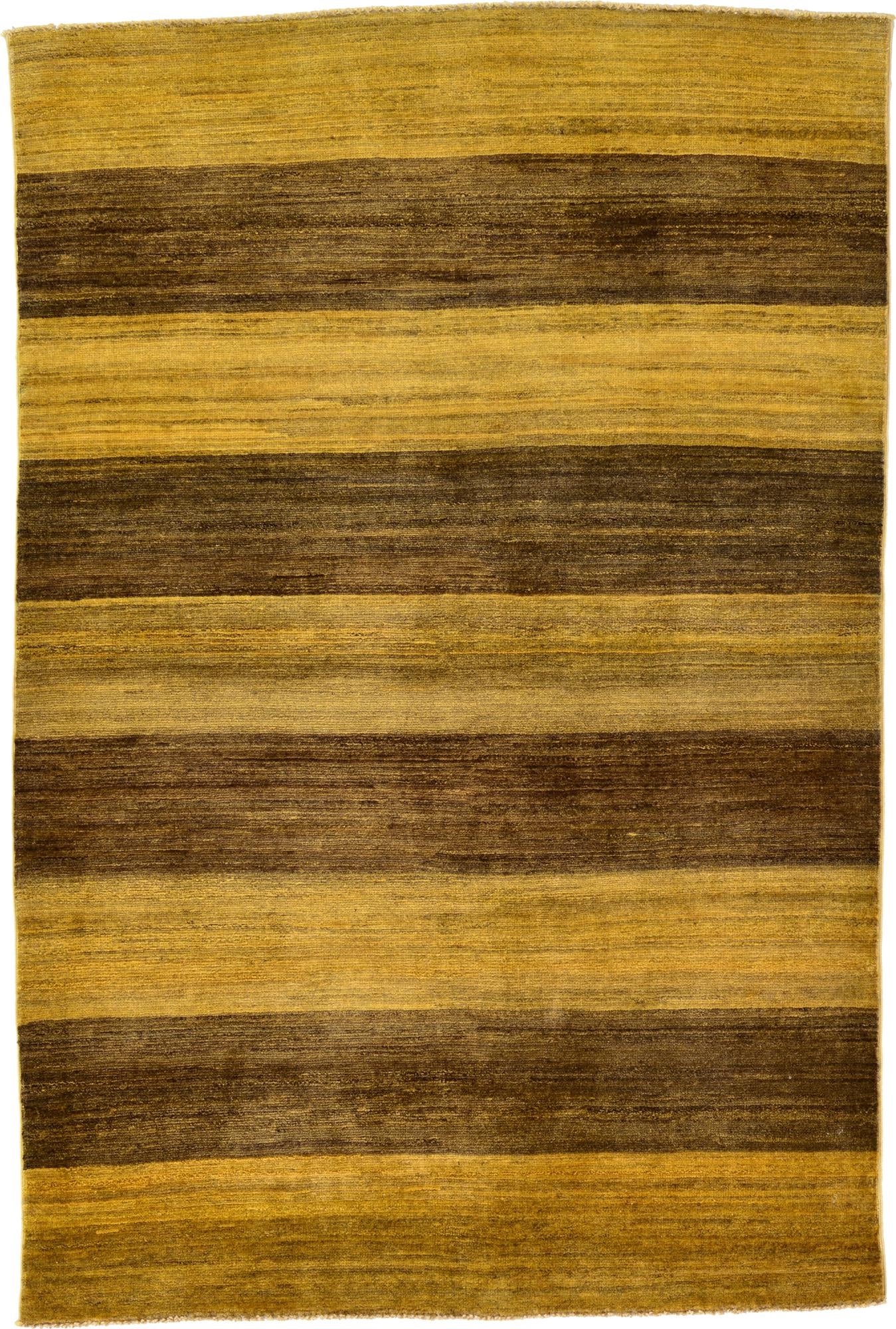 3' 11 x 5' 10 Hand Knotted Modern Ziegler Oriental Rug