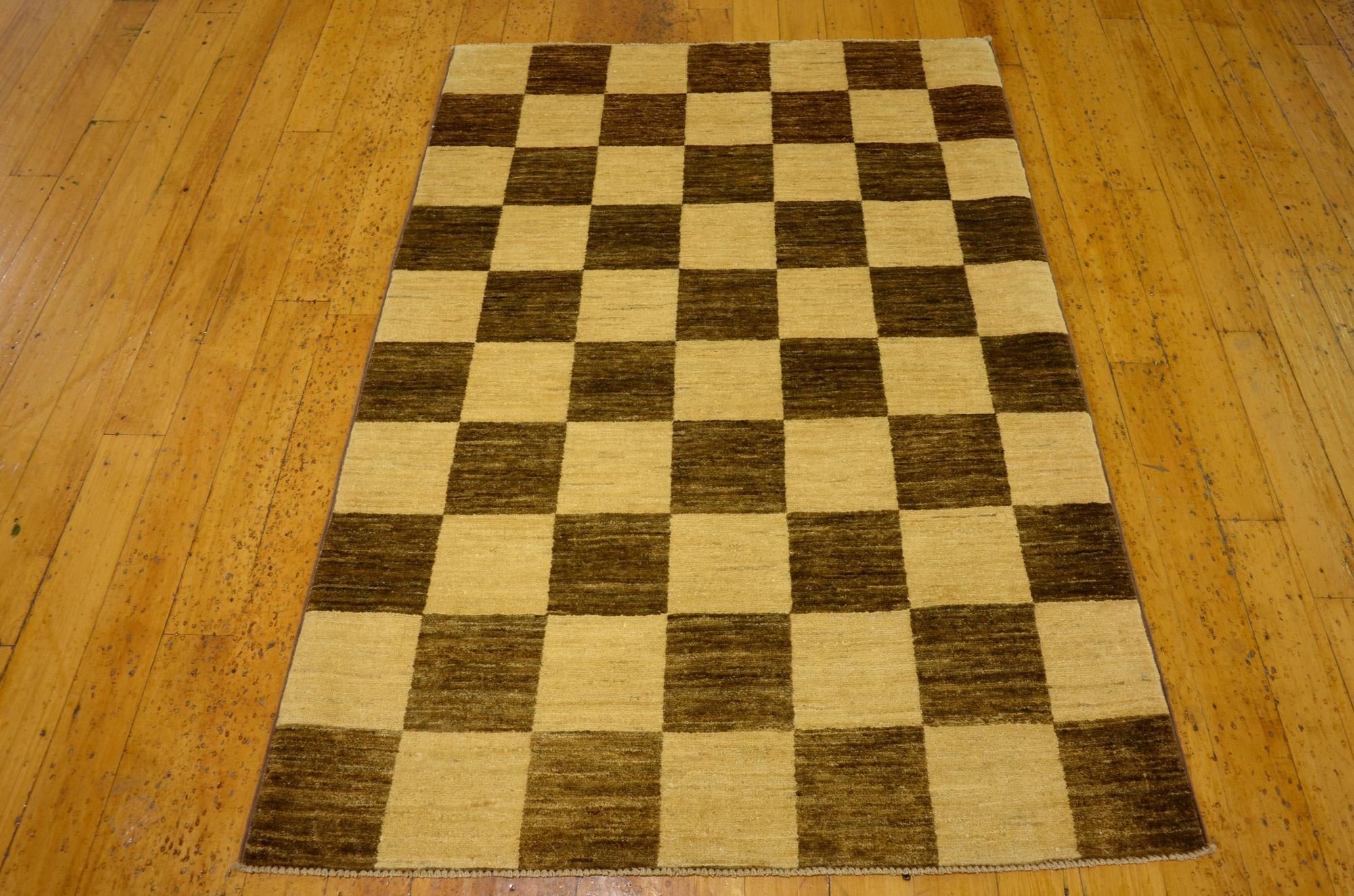 3' 5 x 4' 11 Hand Knotted Modern Ziegler Oriental Rug